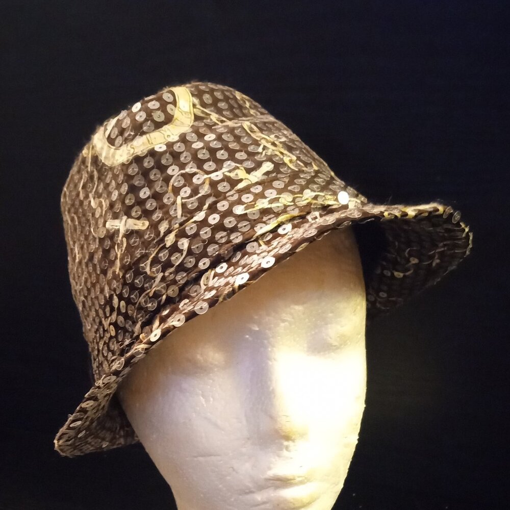 WESTEND Ladies Bohemian Sequined Fedora Hat